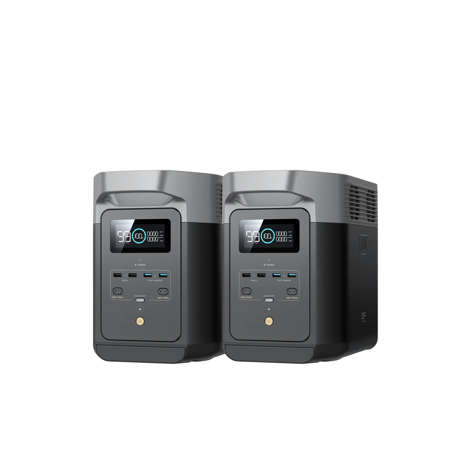 EcoFlow 2 × DELTA 2 Portable Power Station